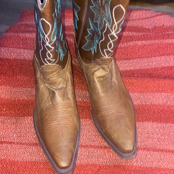 NOCONA WESTERN BOOTS SZ 10 MADE IN MEXICO - Picture 3 of 8